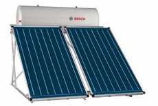ΗΛΙΑΚΟΣ ΘΕΡΜΟΣΙΦΩΝΑΣ BOSCH 300Lt, ΔΙΠΛΗΣ ΕΝΕΡΓΕΙΑΣ, GLASS, ΓΙΑ ΤΑΡΑΤΣΑ