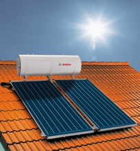 ΗΛΙΑΚΟΣ ΘΕΡΜΟΣΙΦΩΝΑΣ BOSCH 200Lt, ΔΙΠΛΗΣ ΕΝΕΡΓΕΙΑΣ, GLASS, ΓΙΑ ΚΕΡΑΜΟΣΚΕΠΗ